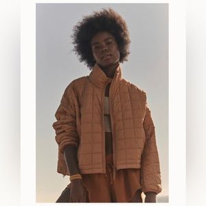 NWT Free People Poppy Packable Puffer Jacket size small Color LARK